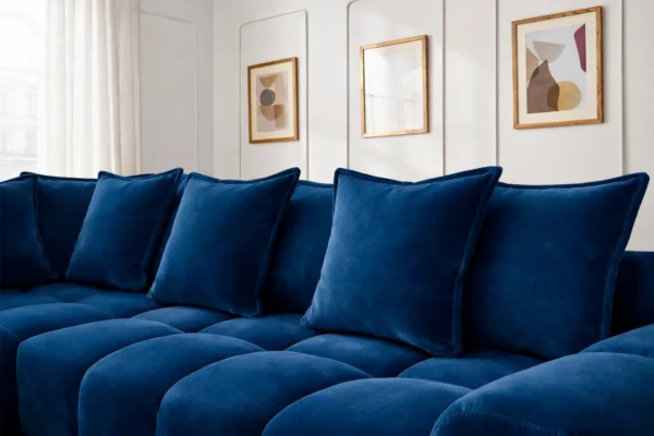 0222222 Seccional Alexa / Velvet Dresde Fabrics